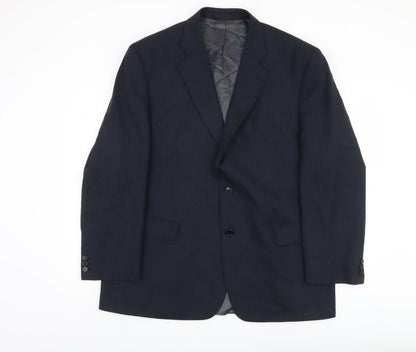 Mens UK Size 46 Marks and Spencer Regular Blue Suit Jacket