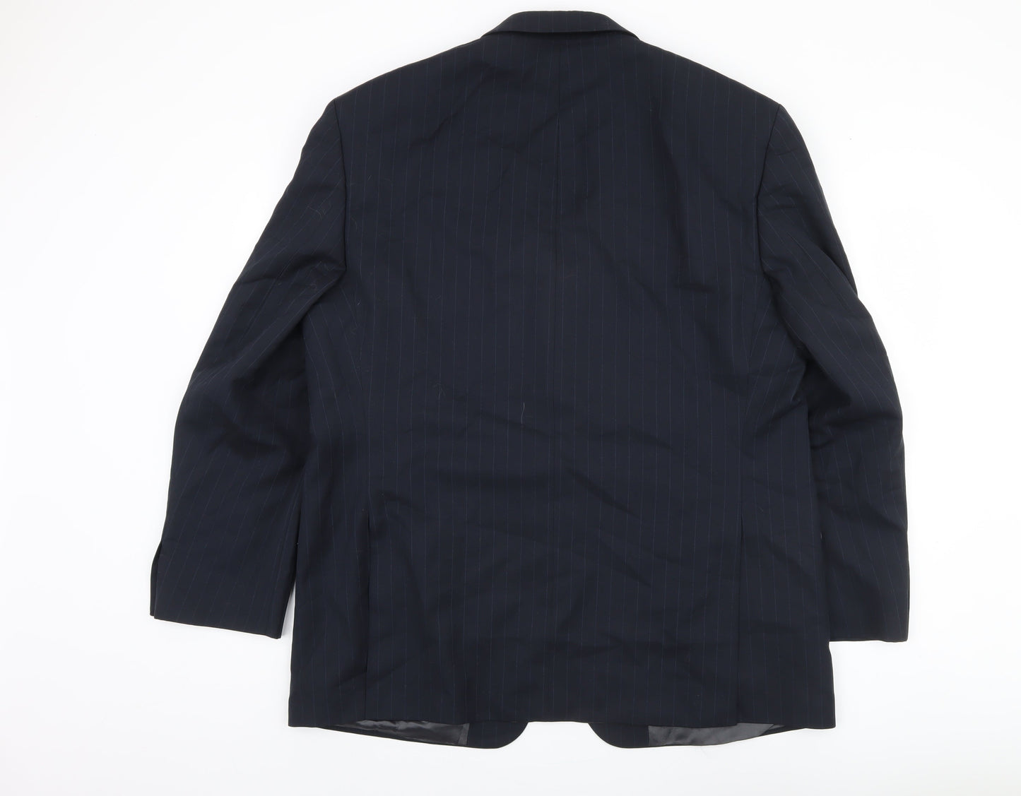 Mens UK Size 46 Marks and Spencer Regular Blue Suit Jacket