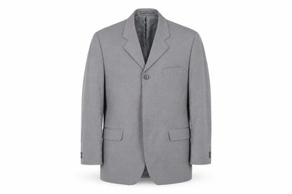 Front view of Emporium Grey Men's Blazer Jacket, size 40R