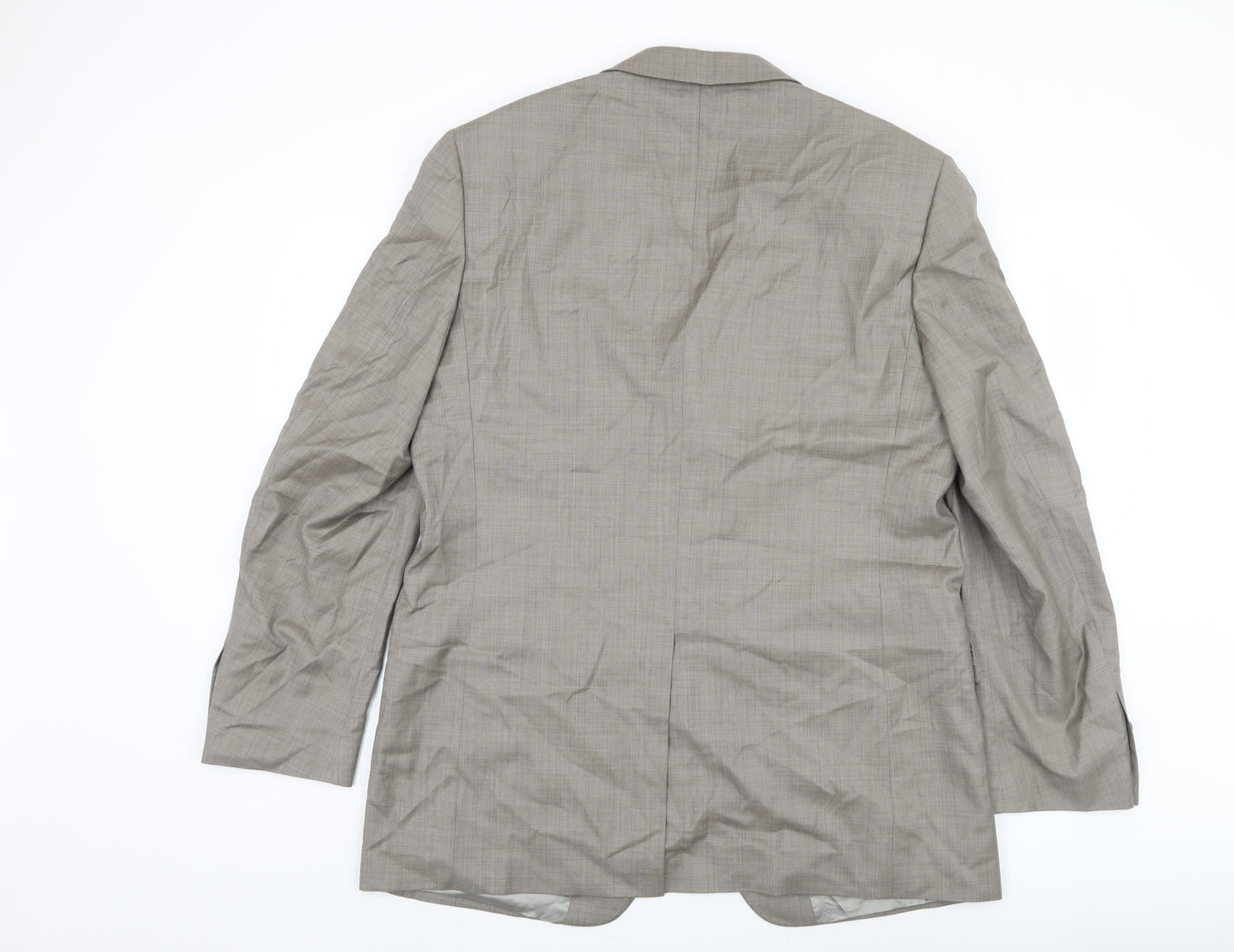 Mens UK Size 42 Marks and Spencer Regular Beige Suit Jacket