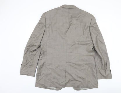 Mens UK Size 42 Marks and Spencer Regular Beige Suit Jacket