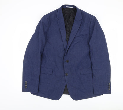Kin Men's Blue Regular Fit Blazer 42R Business Formal
