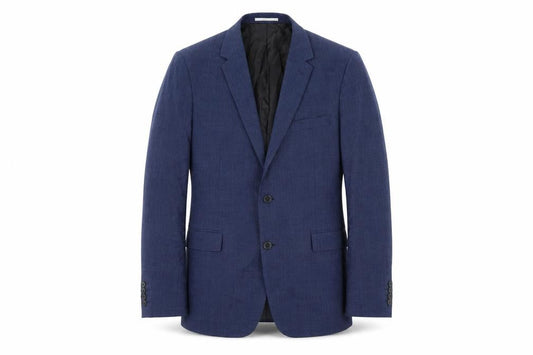 Front view of Kin Men's Blue Regular Fit Blazer 42R Business Formal