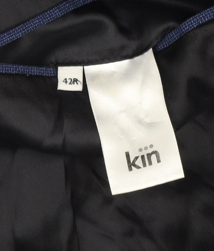 Kin Men's Blue Regular Fit Blazer 42R Business Formal