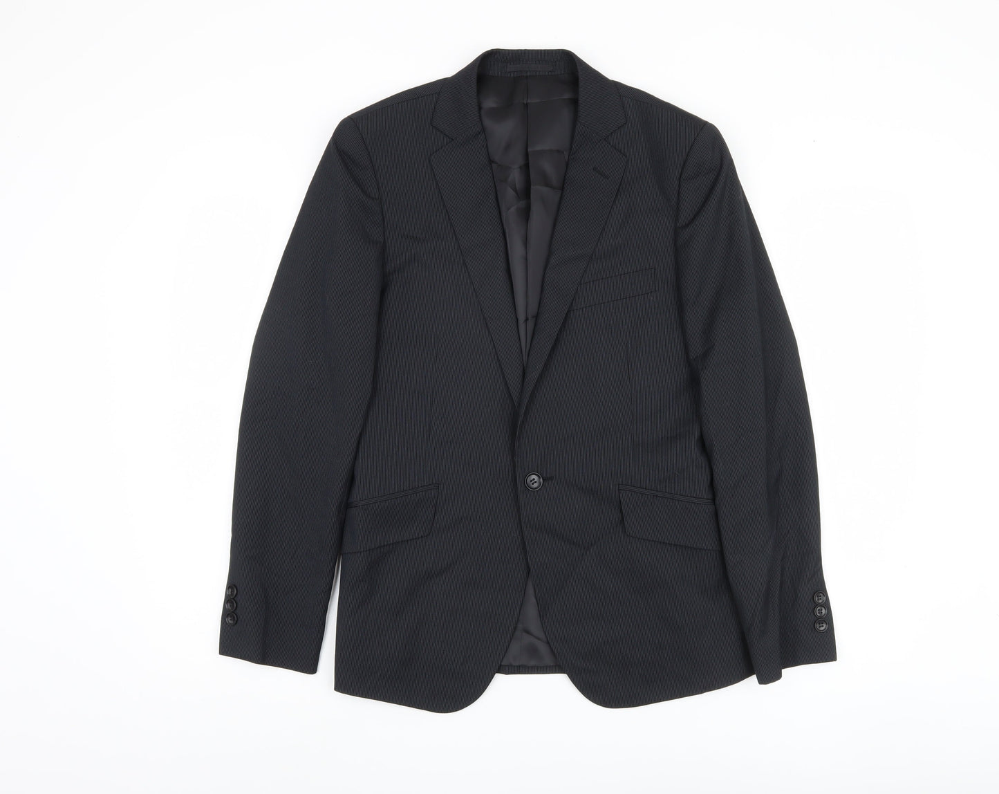 G2000 Men's Black Slim Fit Blazer 44