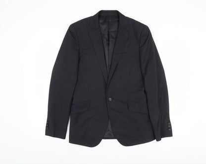 G2000 Men's Black Slim Fit Blazer 44