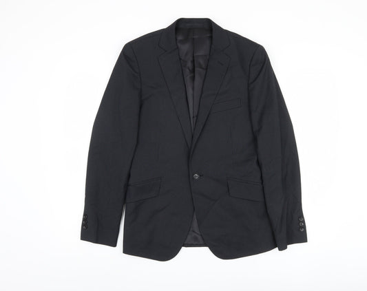 G2000 Men's Black Slim Fit Blazer 44