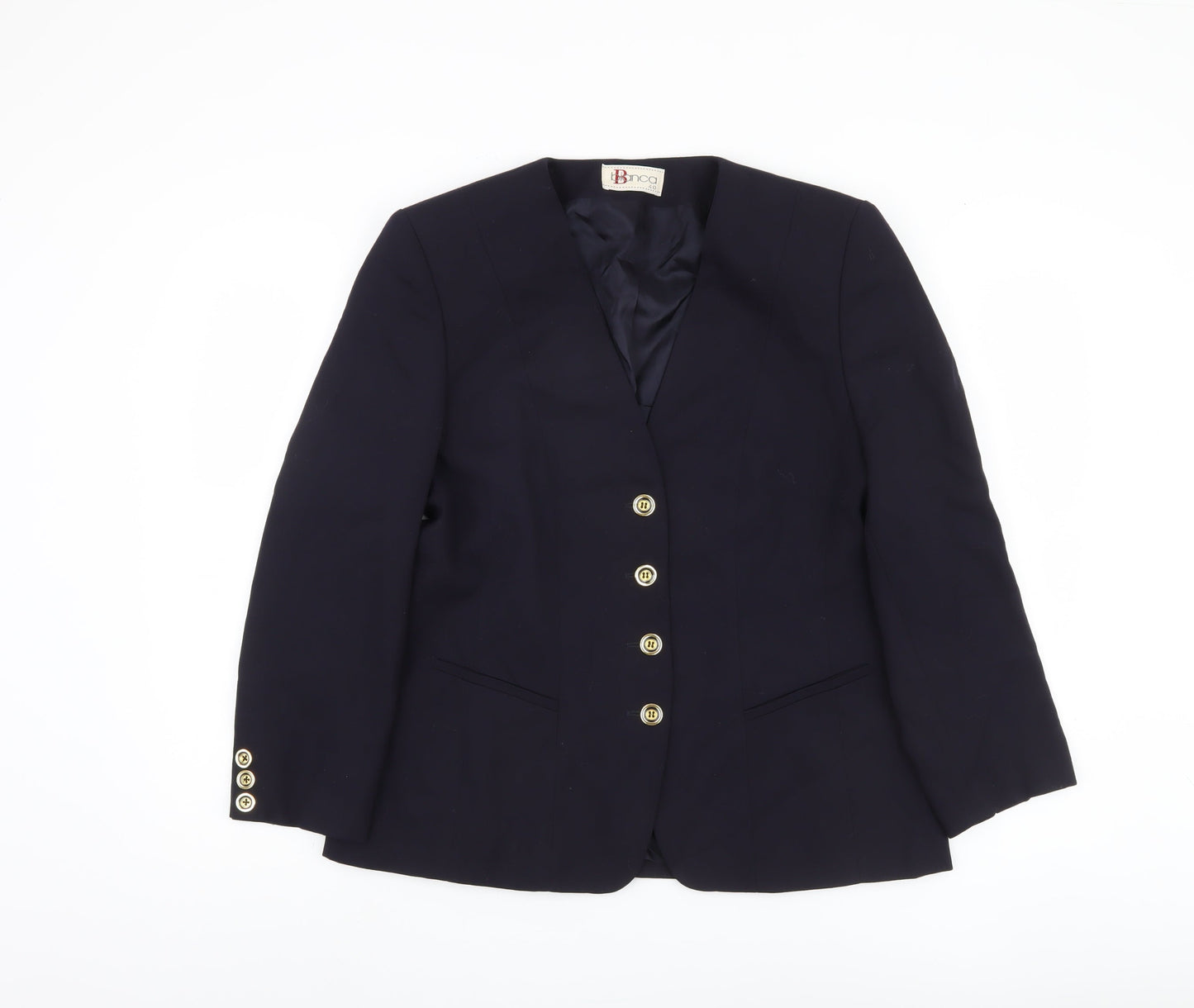 Womens UK Size 12 Bianca Regular Black Blazer