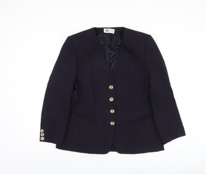 Womens UK Size 12 Bianca Regular Black Blazer