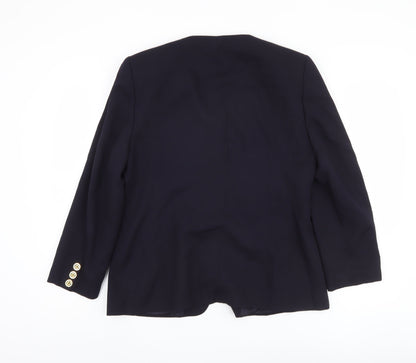 Womens UK Size 12 Bianca Regular Black Blazer