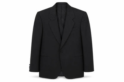 Varteks Men's Black Blazer, Size 40, Single-Breasted
