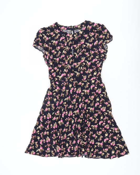 Dorothy Perkins Floral Dress - Size 12, Multicoloured