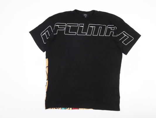 Mens UK Size S boohooMAN Black  T-Shirt