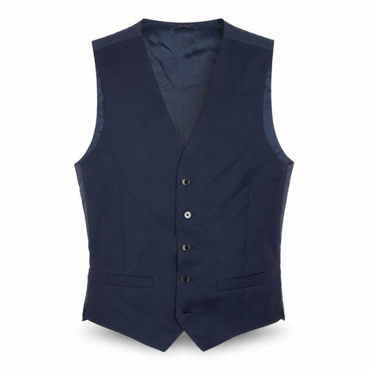 Marks and Spencer Men's Blue Waistcoat, Size S 36"