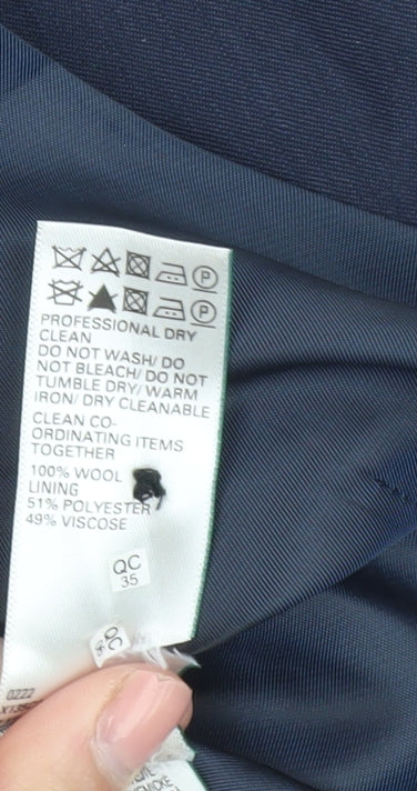 Marks and Spencer Men's Blue Waistcoat, Size S 36"