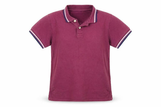 Charles Wilson Unisex Purple Polo Shirt Size S