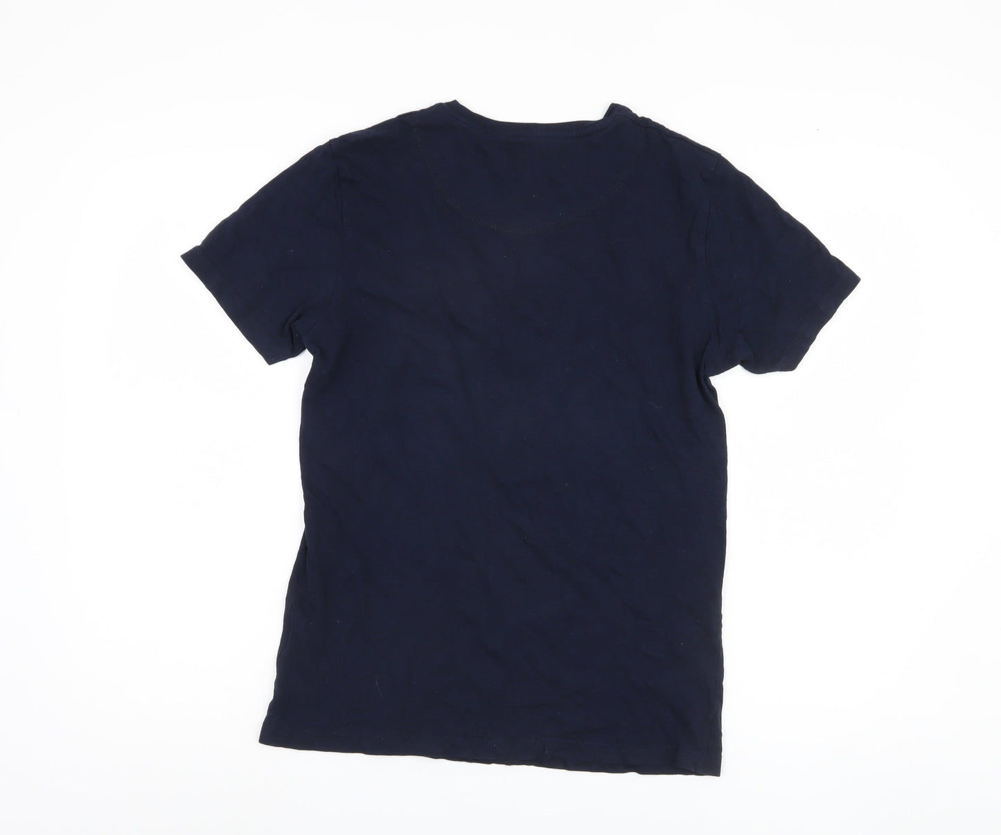 P.G. Field Men's Blue Graphic Print T-Shirt, Small