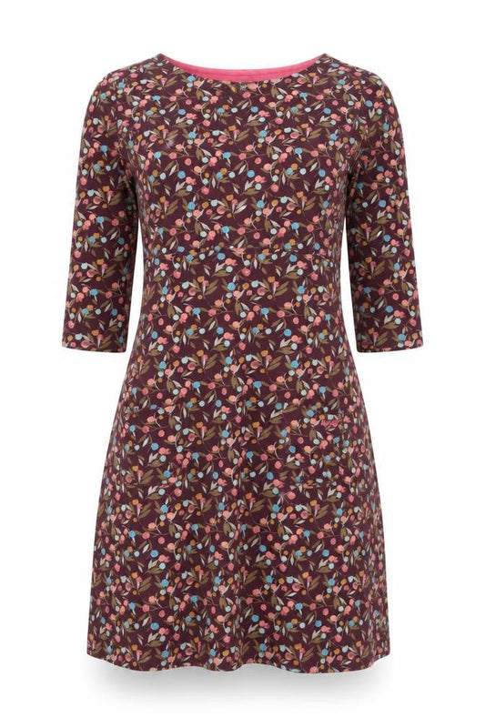 Front view of Weird Fish Women’s Multicoloured Floral Dress