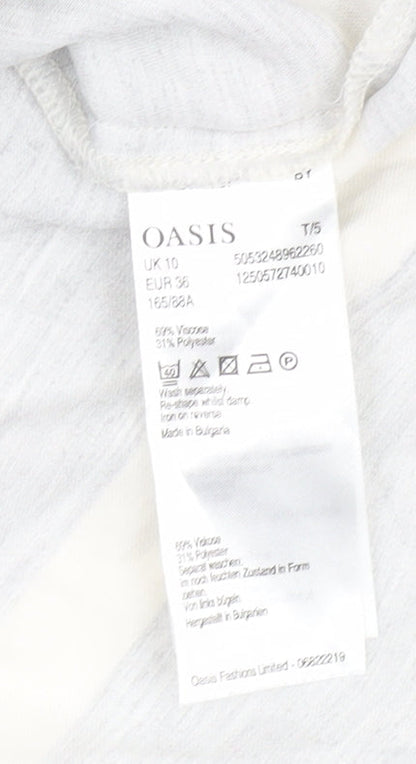 Womens UK Size 10 Oasis Grey  T-Shirt