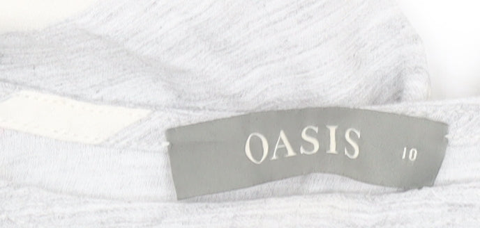 Womens UK Size 10 Oasis Grey  T-Shirt