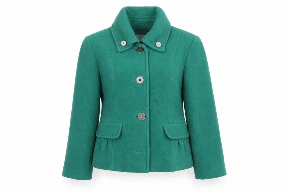 Marks & Spencer Women's Green Wool Blend Jacket