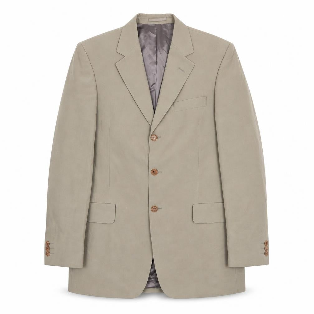 Mens UK Size 40 Austin Reed Regular Beige Suit Jacket