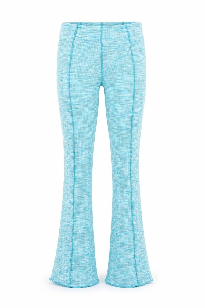 Womens UK Size XS Bershka Slim Fit  Blue Trousers