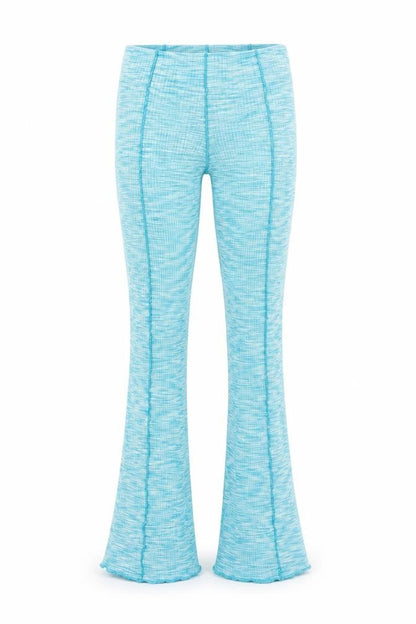 Womens UK Size XS Bershka Slim Fit  Blue Trousers