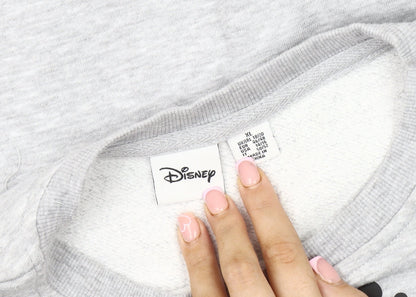 Unisex Adults UK Size XL Disney Grey Pullover Sweatshirt