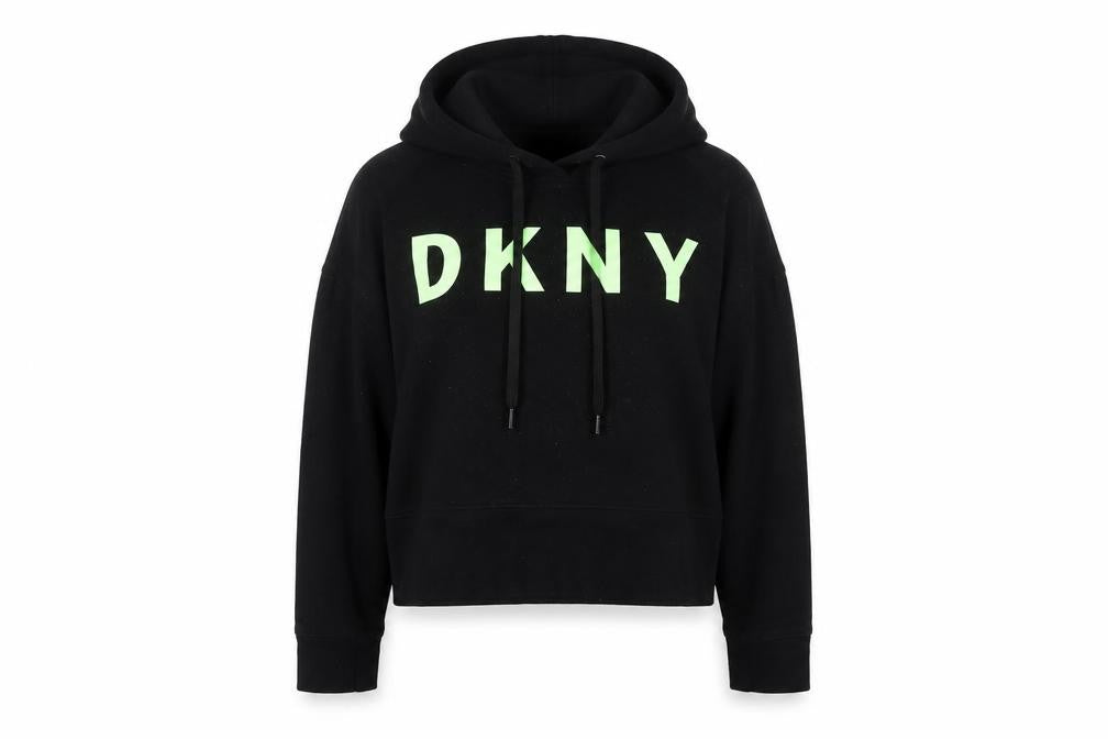 Womens UK Size S DKNY Black Pullover Hoodie