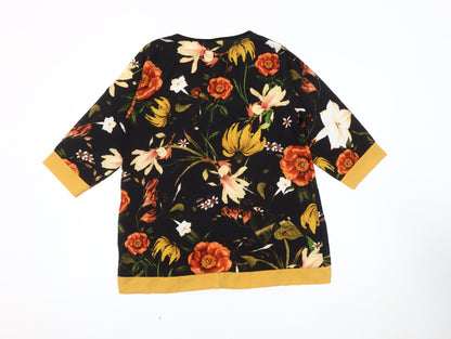 Blue Vanilla Women's Floral Blouse, Multicoloured, M