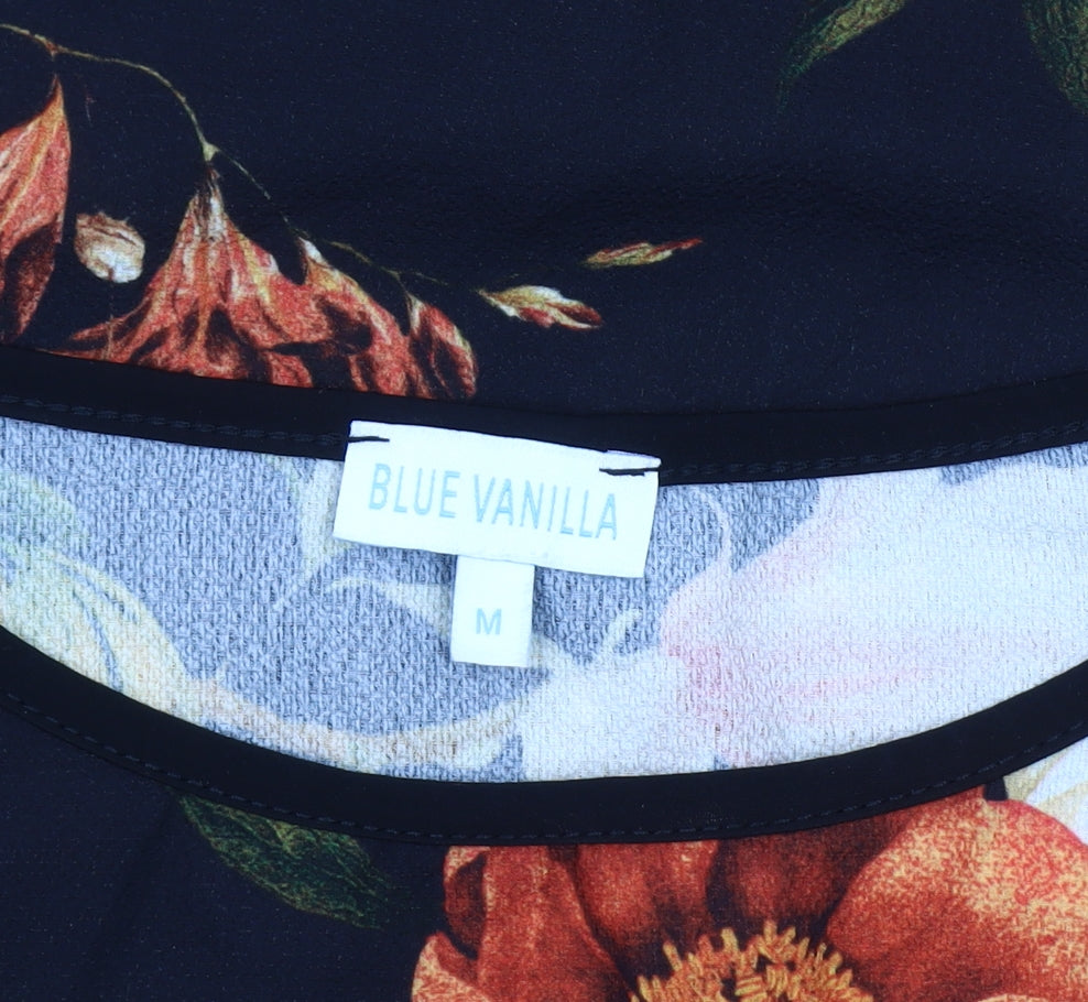 Blue Vanilla Women's Floral Blouse, Multicoloured, M