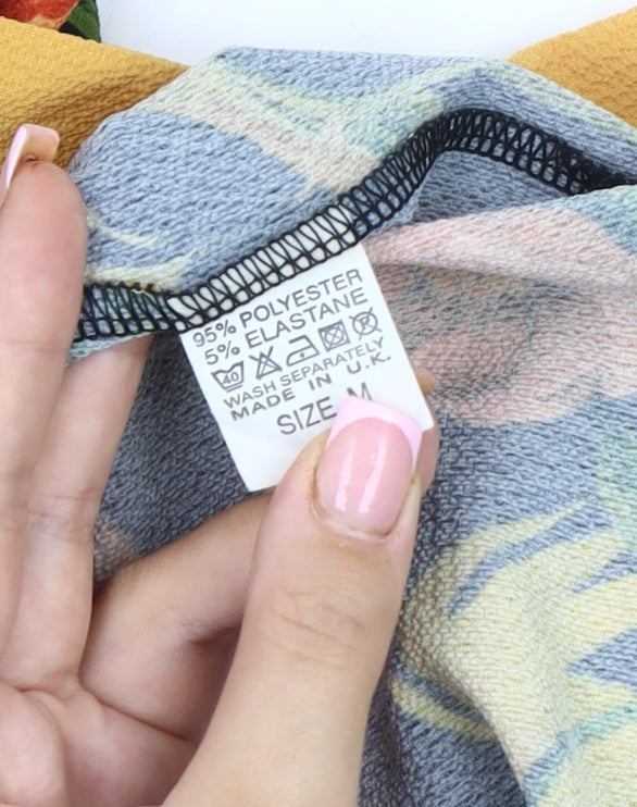 Blue Vanilla Women's Floral Blouse, Multicoloured, M