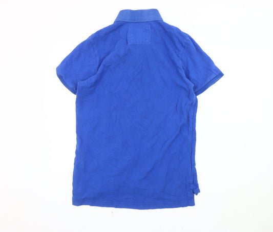 Abercrombie & Fitch Men's Blue Polo, L, Slim Fit