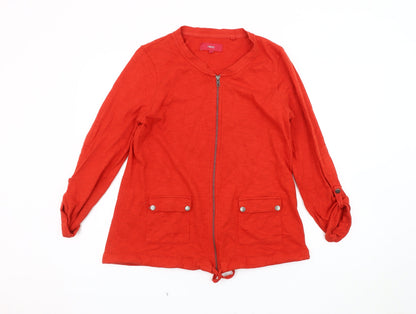 Womens UK Size 12 NEXT Red Basic Jacket