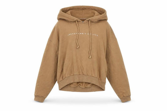 Womens UK Size XS Abercrombie & Fitch Brown Pullover Hoodie