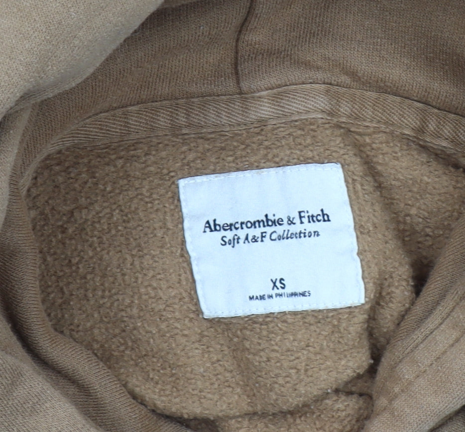 Abercrombie & Fitch Women Brown XS Pullover Hoodie
