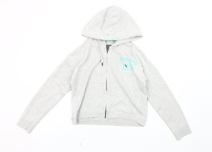 Creeks Women's Grey Hoodie Jacket M Casual