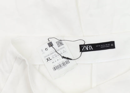 Zara Women's White XL Shorts