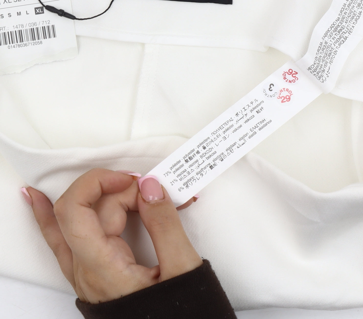 Zara Women's White XL Shorts