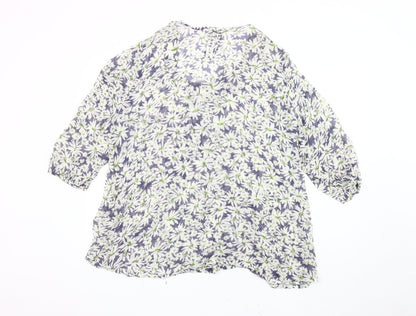 Womens UK Size 18 Capri Multicoloured  Blouse