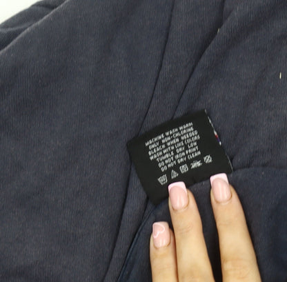 Ralph Lauren Men's Blue XL Logo T-Shirt, Vintage Style