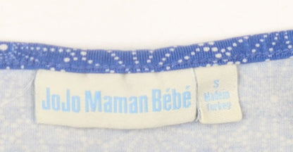JoJo Maman Bébé Women's Blue Floral Shift Dress S