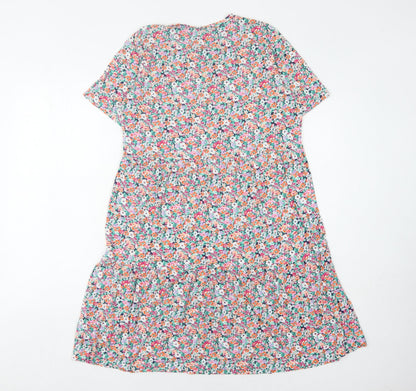 Marks and Spencer Women's Multicoloured Floral Dress Size 14
