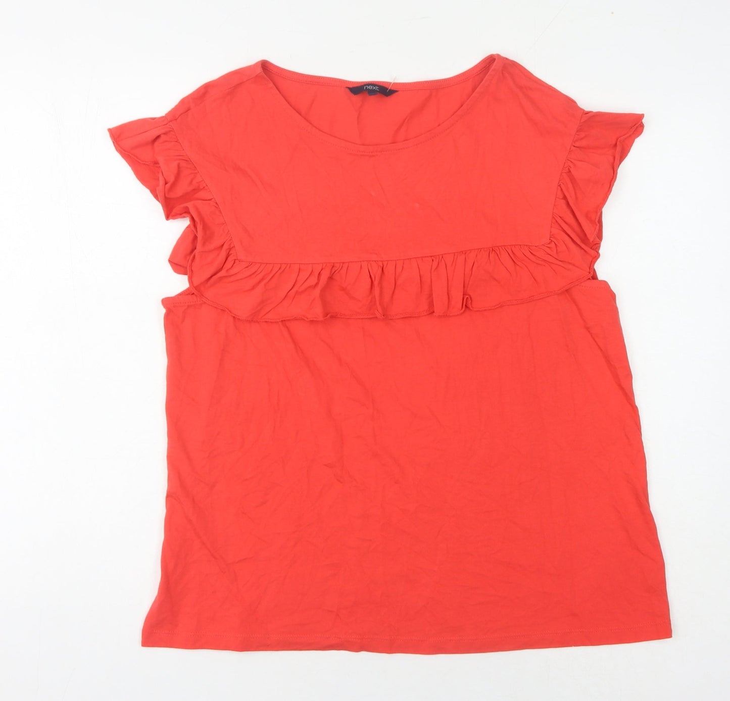 Womens UK Size 18 NEXT Red Basic T-Shirt