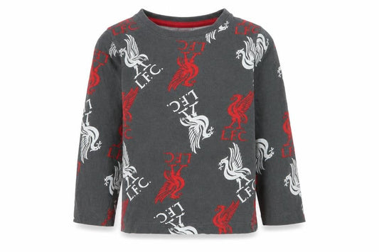 LFC Boys Grey Long Sleeve Graphic T-Shirt 3-4 Years