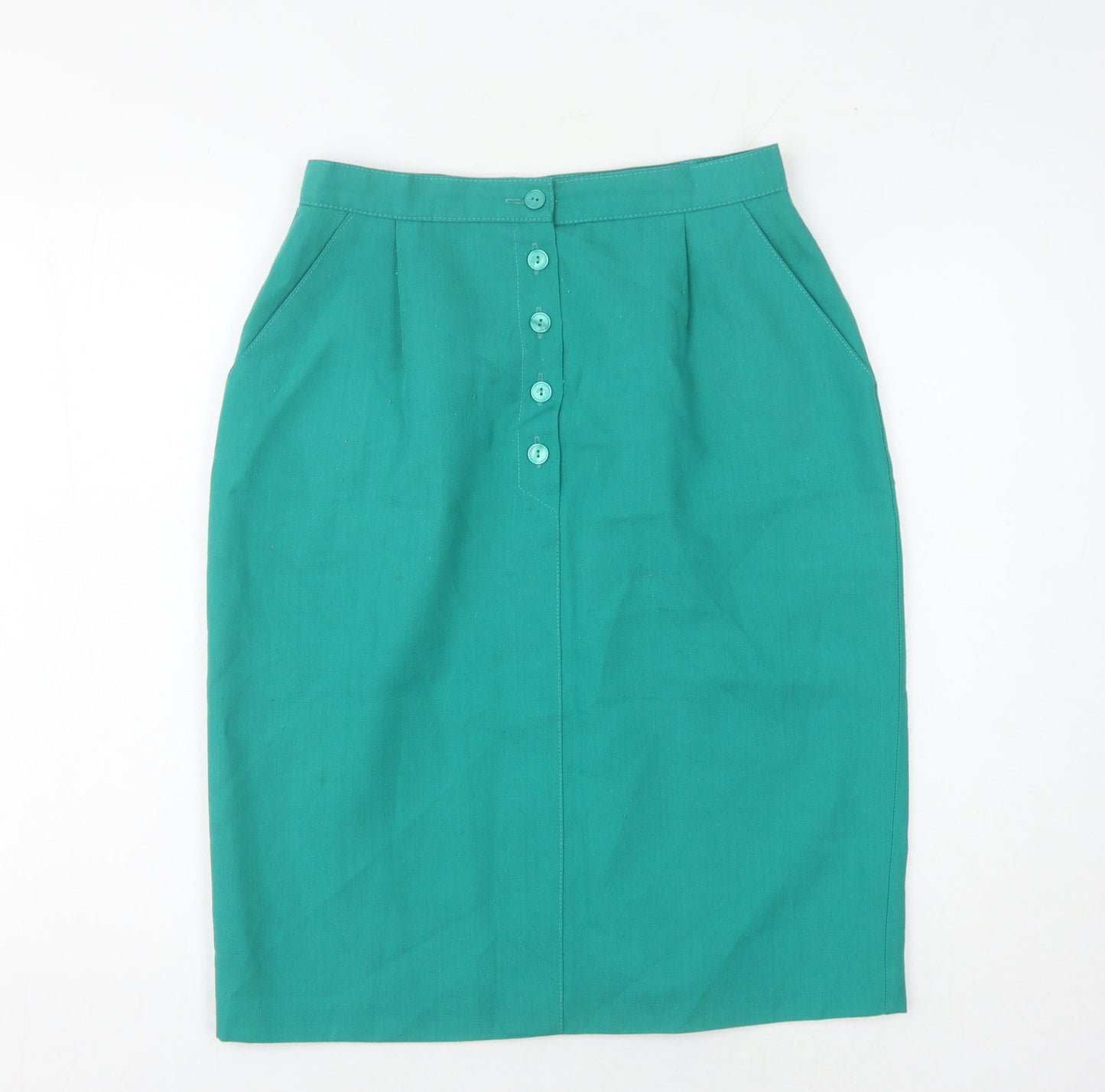 Marks and Spencer Green Pencil Skirt Women Size 14