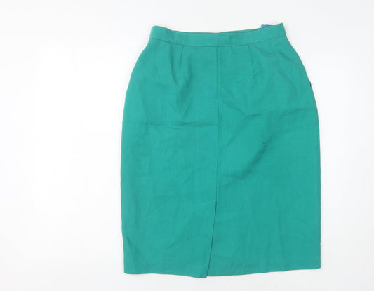 Marks and Spencer Green Pencil Skirt Women Size 14