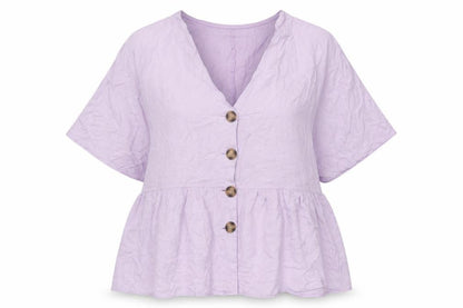 Womens UK Size 16 ASOS Design Purple Basic Blouse