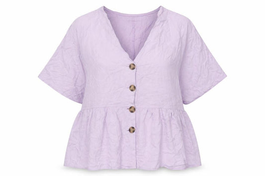 Womens UK Size 16 ASOS Design Purple Basic Blouse